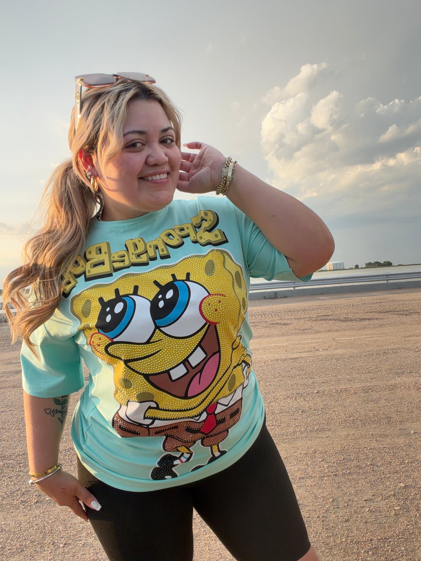 Playera bob esponja 2 colores