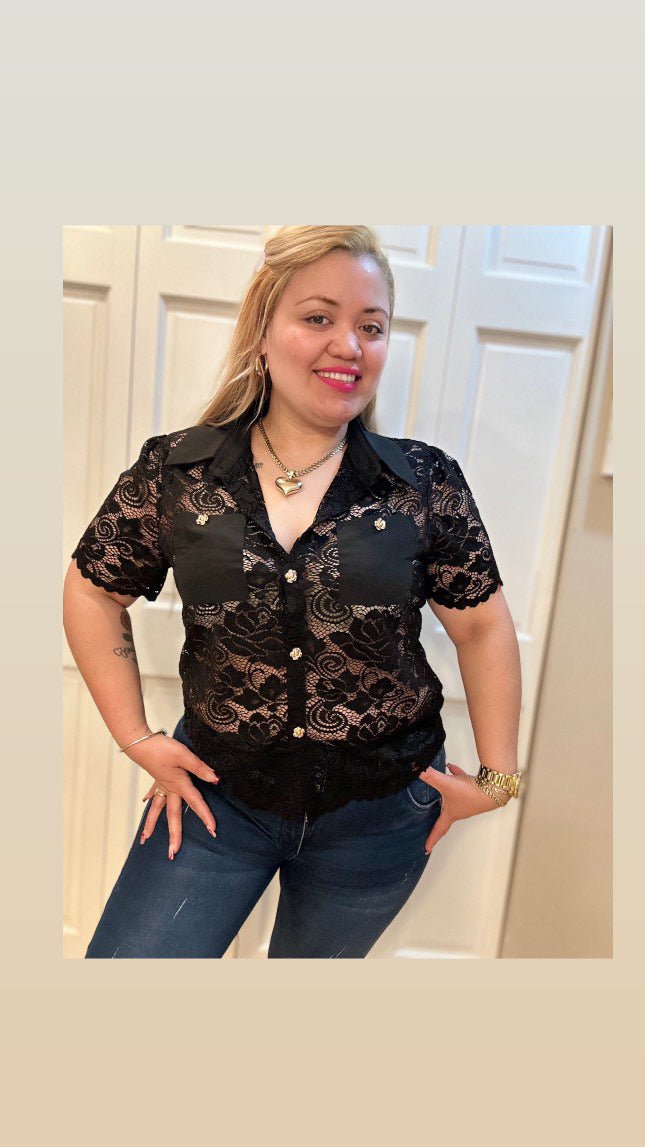 Blusa encaje