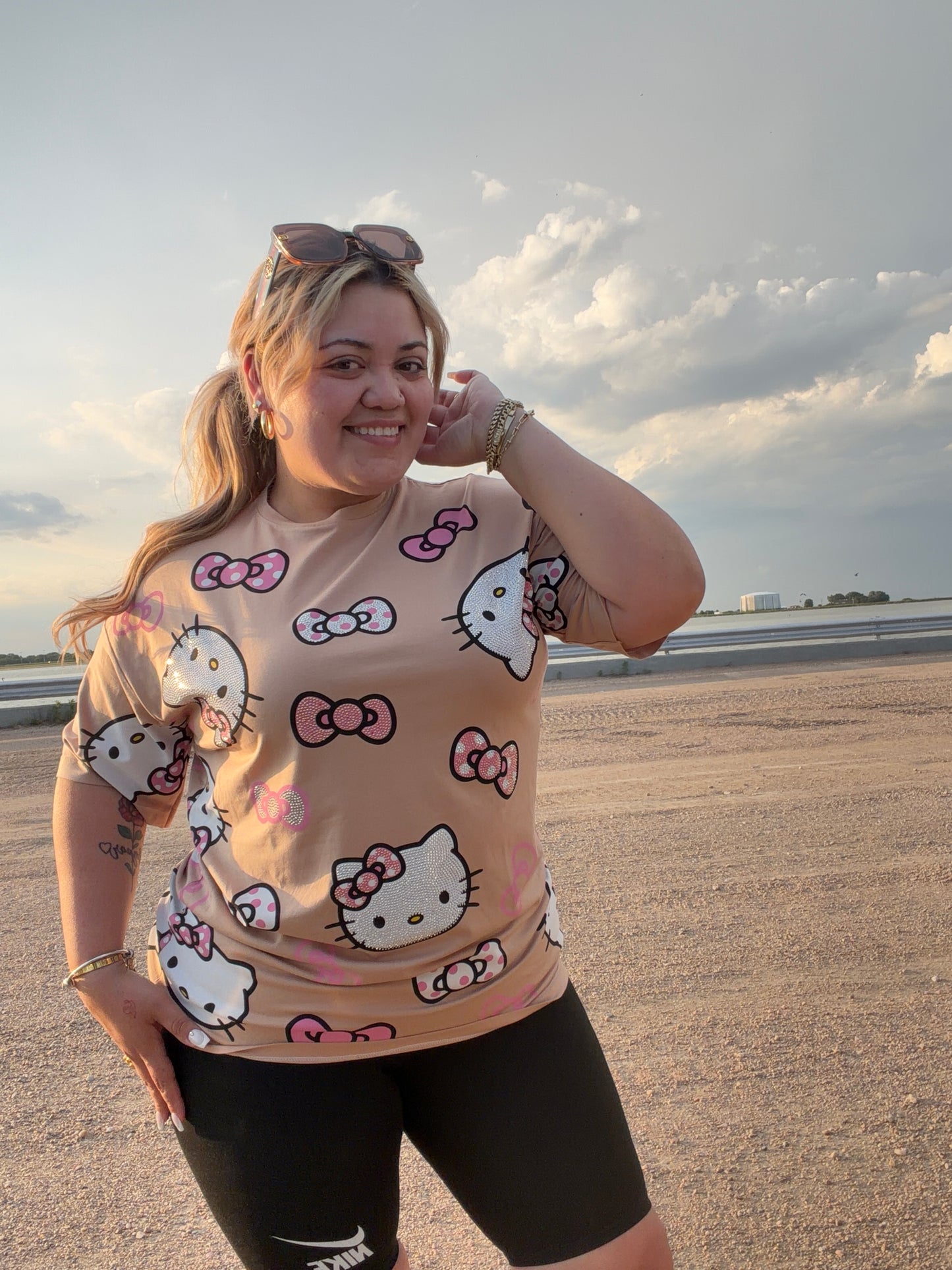 Playera hello Kitty 2 colores