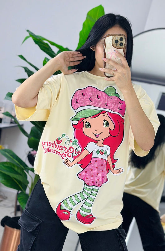 Playera fresita 3 colores