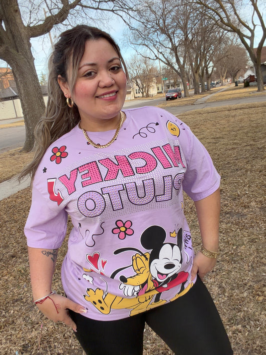 Playera Mickey-pluto