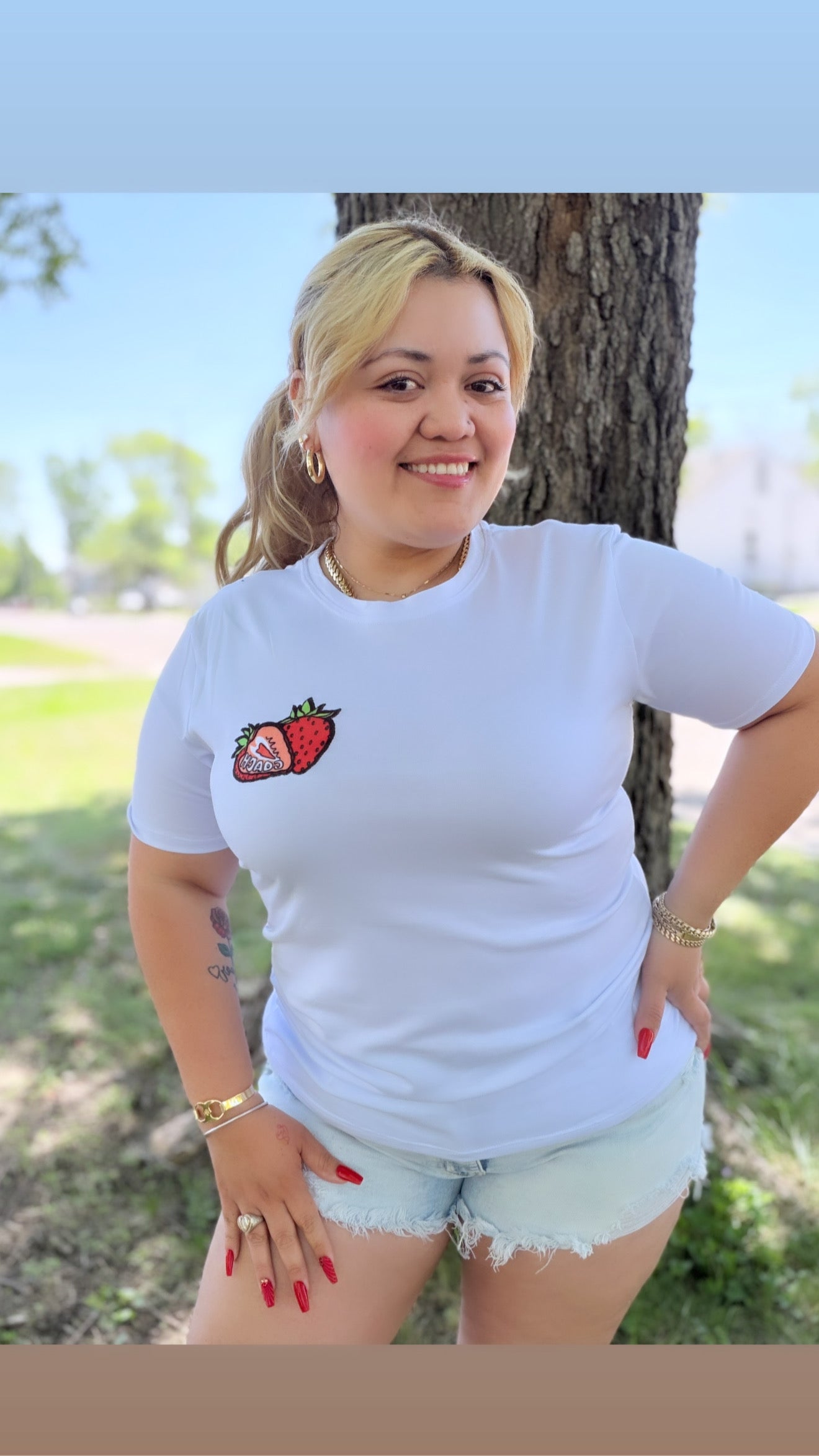 Playera fresa