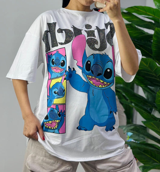 Playera stitch 2 colores