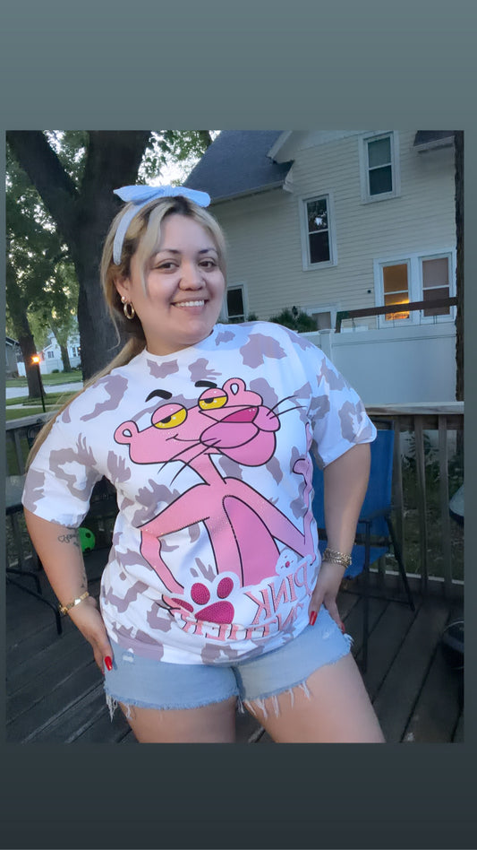 Playera pantera rosa
