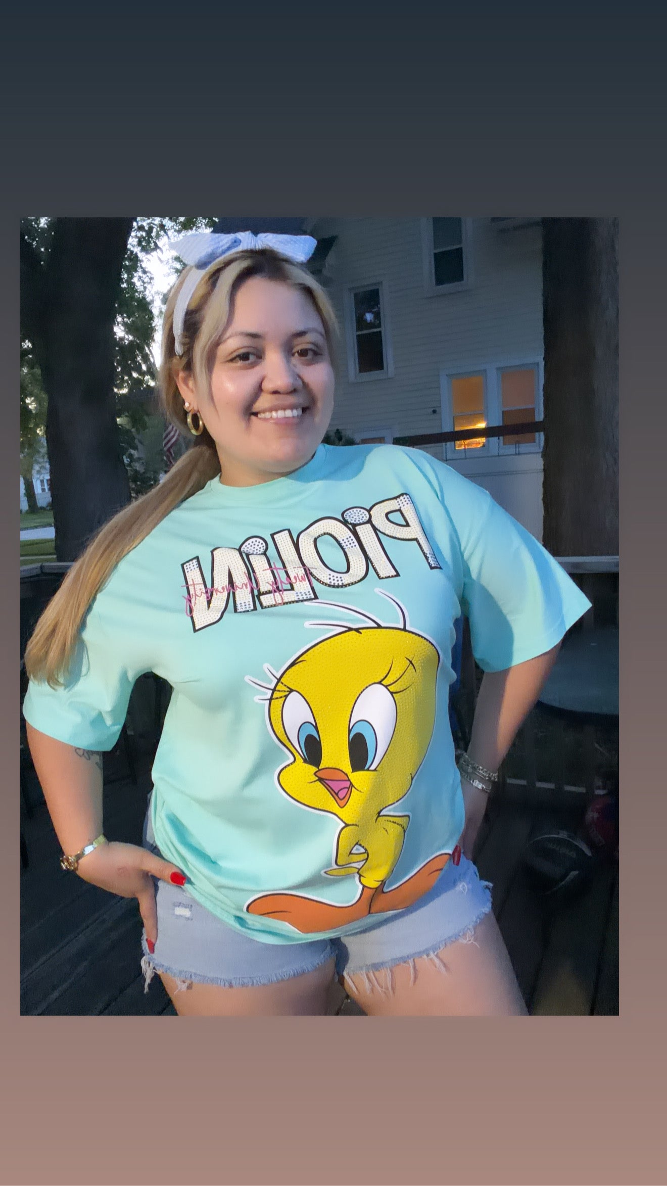 Playera piolin 2 colores