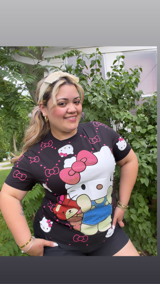 Playera hello Kitty