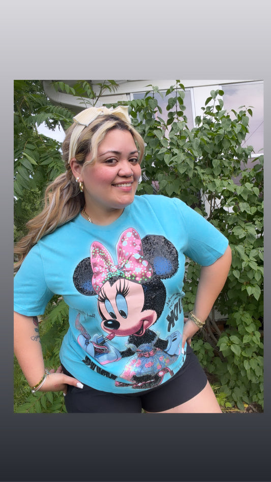 Blusa Minnie lentejuela