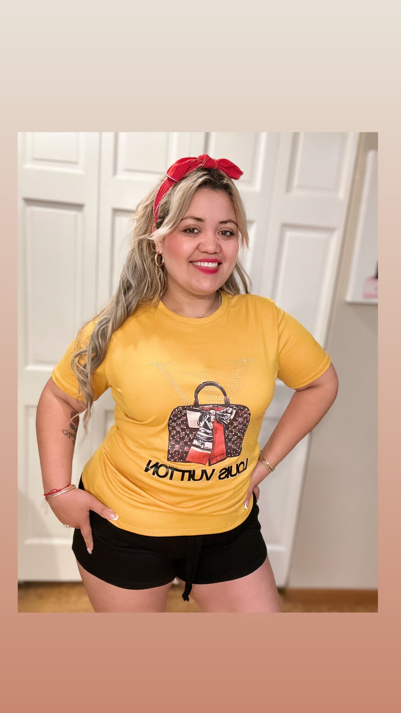 Playera mostaza