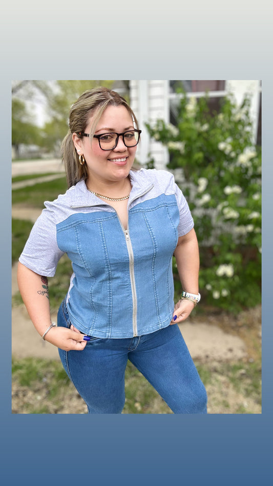 Blusa jeans Karla