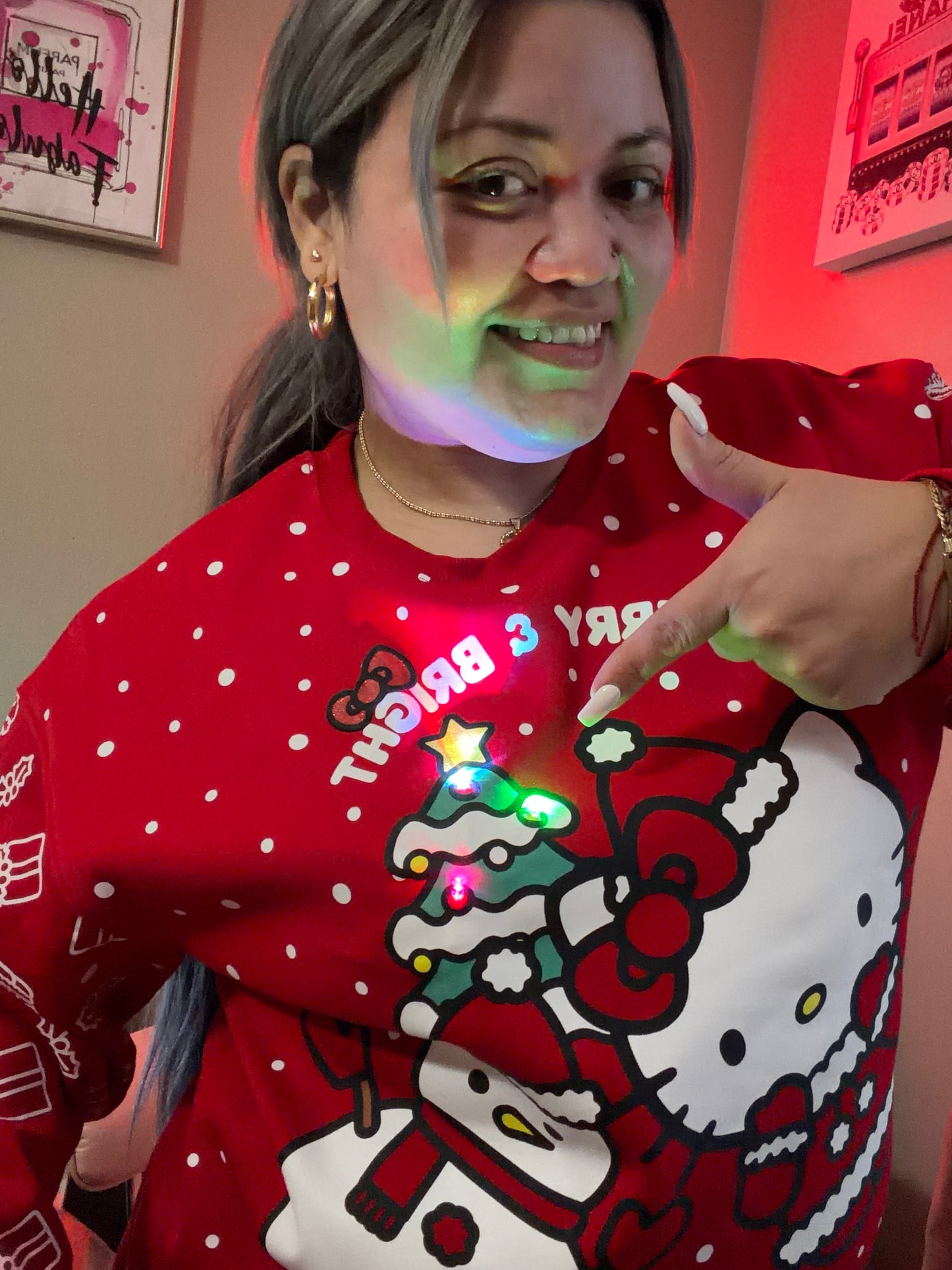 Suéter hello Kitty navideño