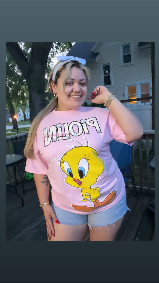 Playera piolin 2 colores
